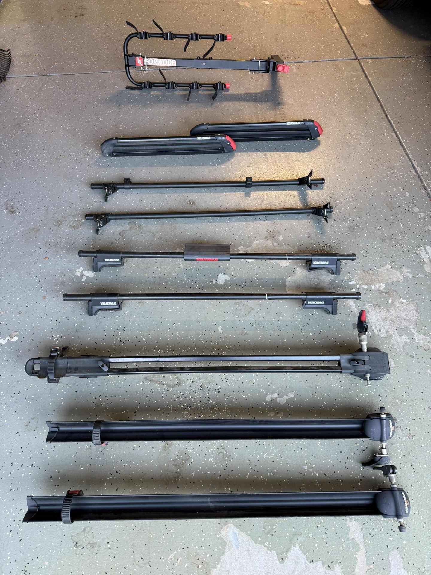 Yakima Roof Racks and Forwode Hitch Rack