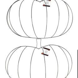 Pumpkin Metal Wreath Form