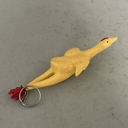 Rubber Chicken Keychain