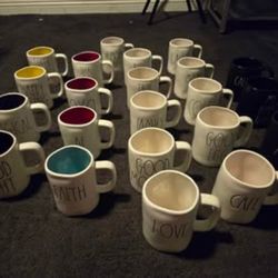 22 RAE DUNN mugs