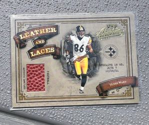 Hines Ward (Leather and laces Card)
