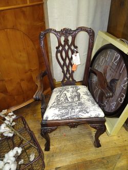 Vintage queen Anne child's chair