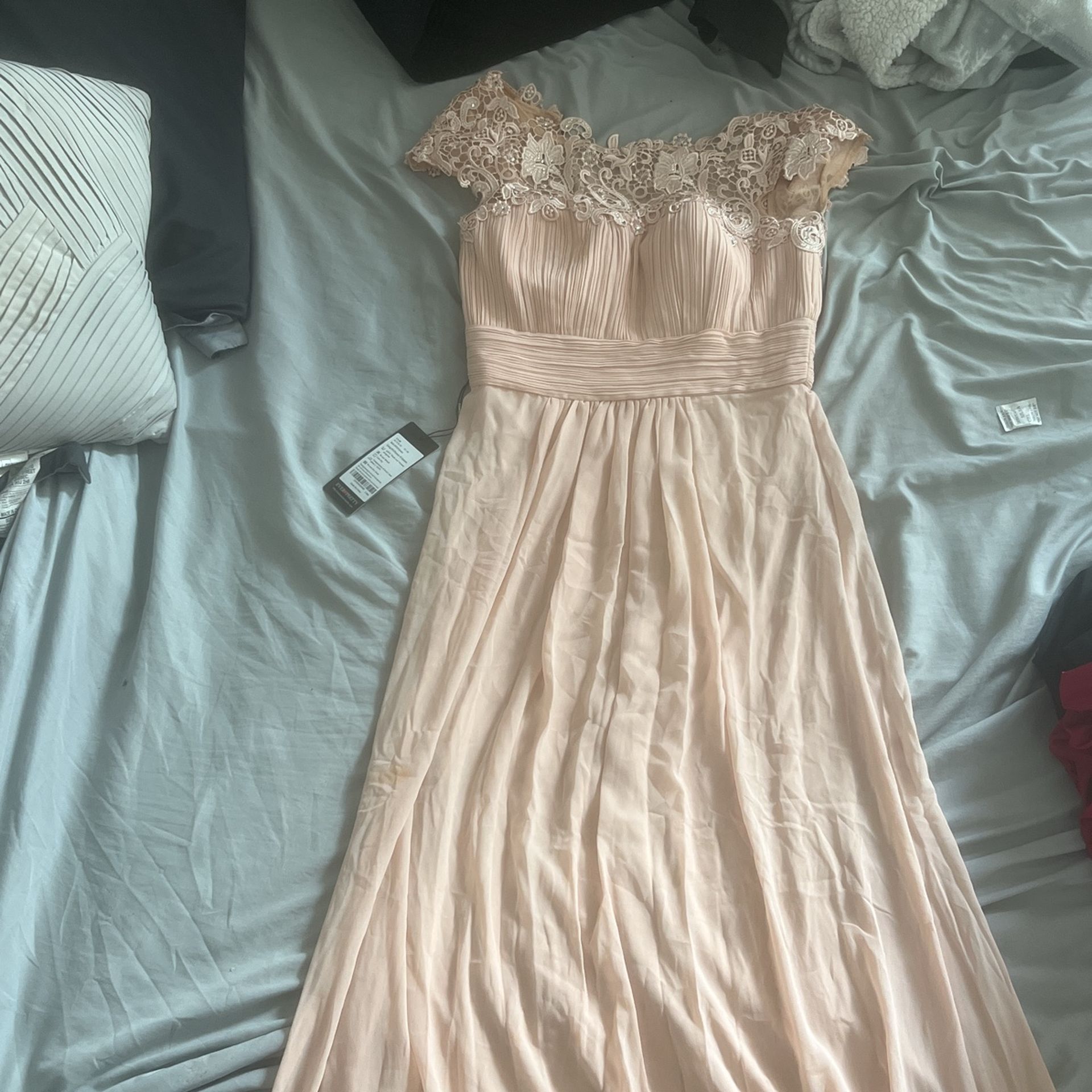 Blush Bridesmaids Dress