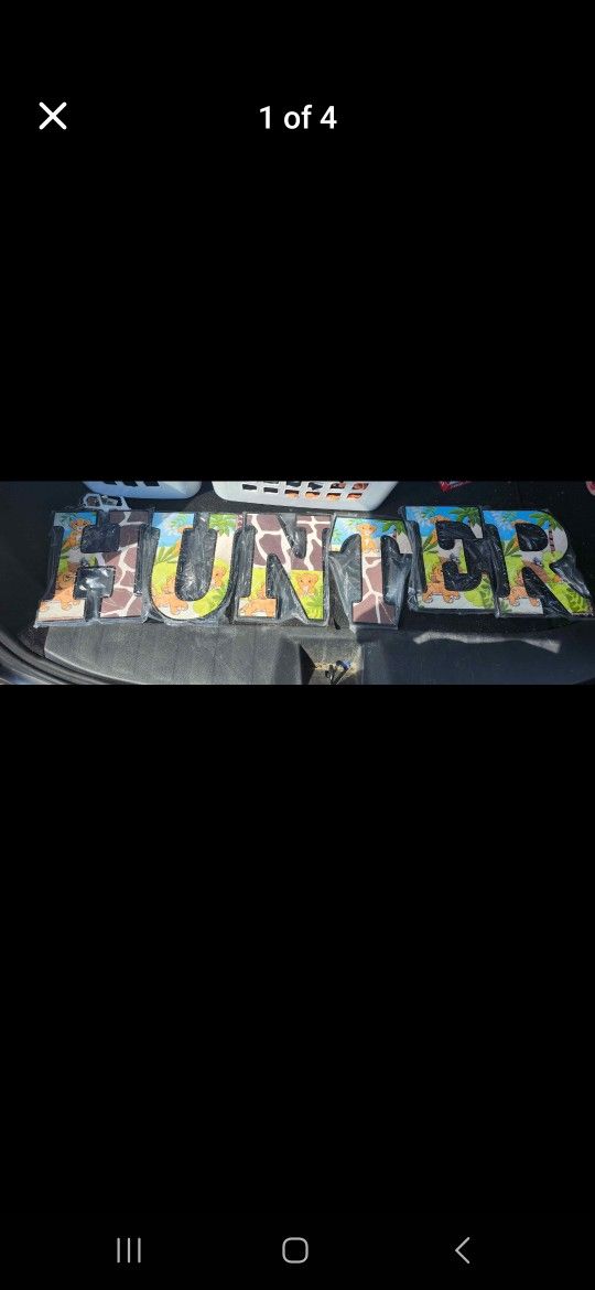 Wooden Letters