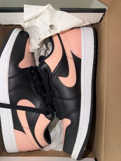 Air Jordan 1 Low Black Pink Sneakers