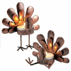 Turkey tealight holders 