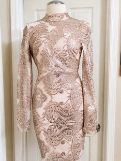Rose champgne dress