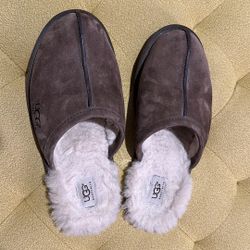 UGG Leather And Sheepskin Slippers/sandals 