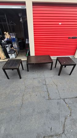 Living room table set