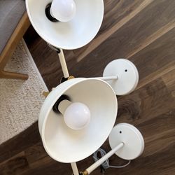 IKEA White Desk Lamps x2