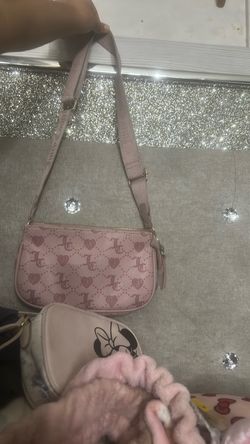 Juicy Couture Pink Monogram Shoulder Bag