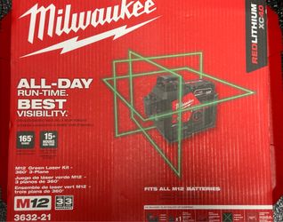 Milwaukee 3632-21 3 plane Laser kit