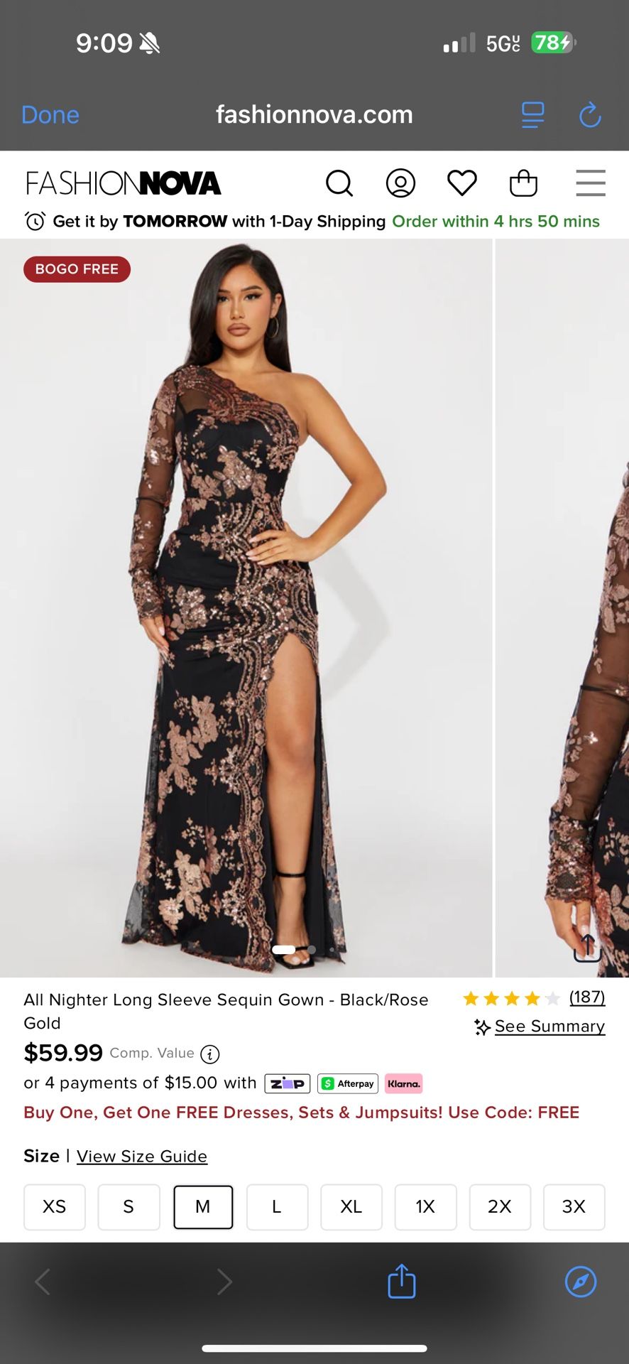 Fashion Nova Formal Dress