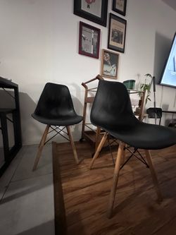 Black chairs