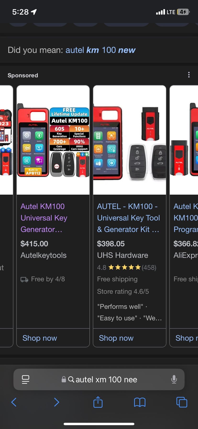 Autel Xm 100
