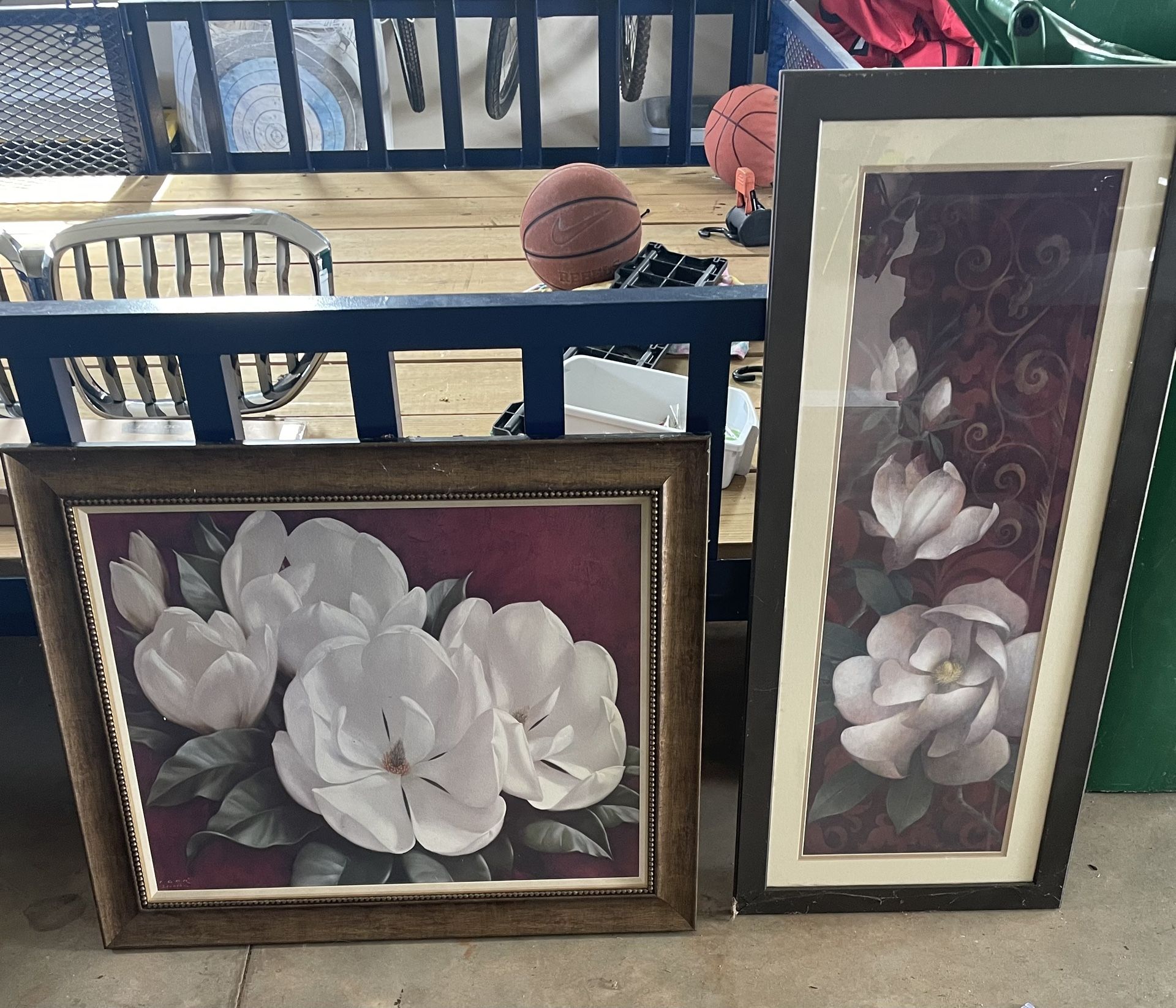 magnolia framed art wall decor