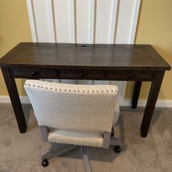 Desk w/ Built in Power & USB Ports - Model Home Furniture