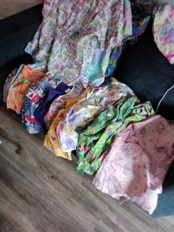 Woman scrubs
