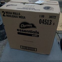 Charmin Essentials Soft Toilet Paper (Bulk Case Double Mega Rolls)