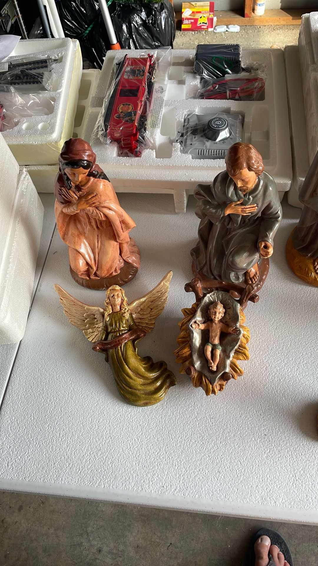 Vintage nativity scene