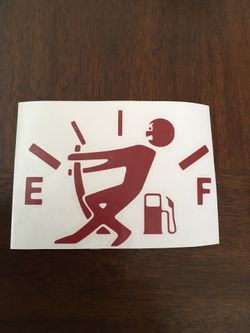 Empty vinyl decal