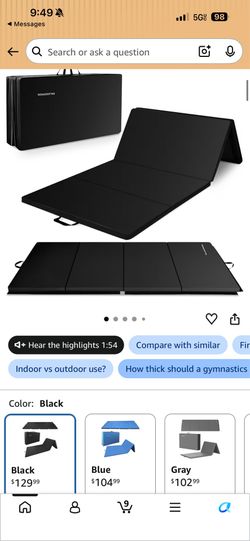 GYMNASTICS MAT (1 MAT FOR $50)