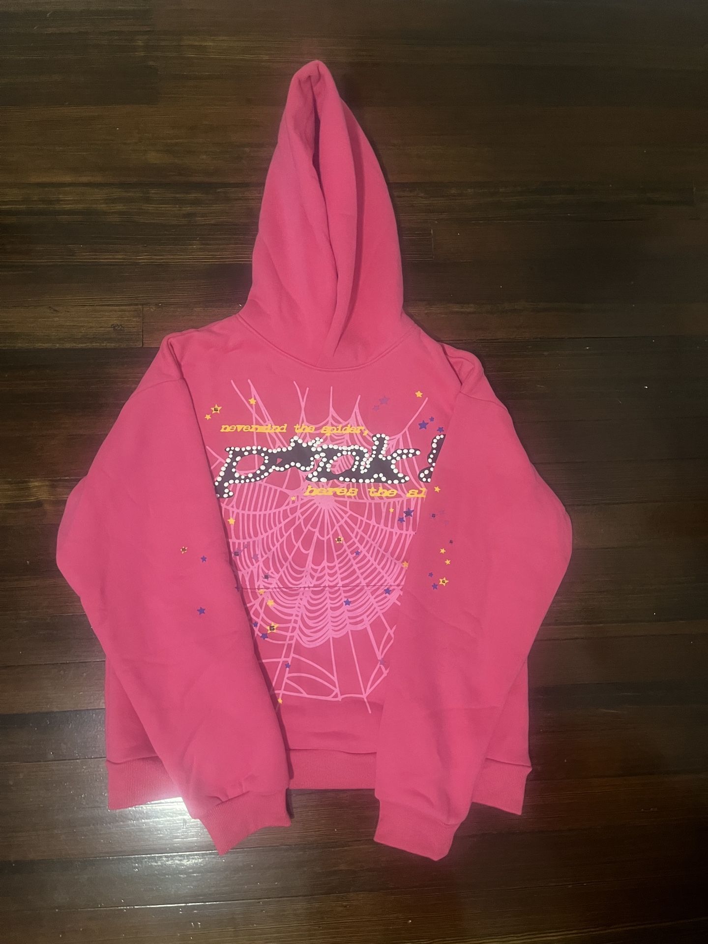 Pink Spider Hoodie