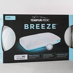Tempur-Pedic Breeze ProHi Queen Pillow - New, Sealed