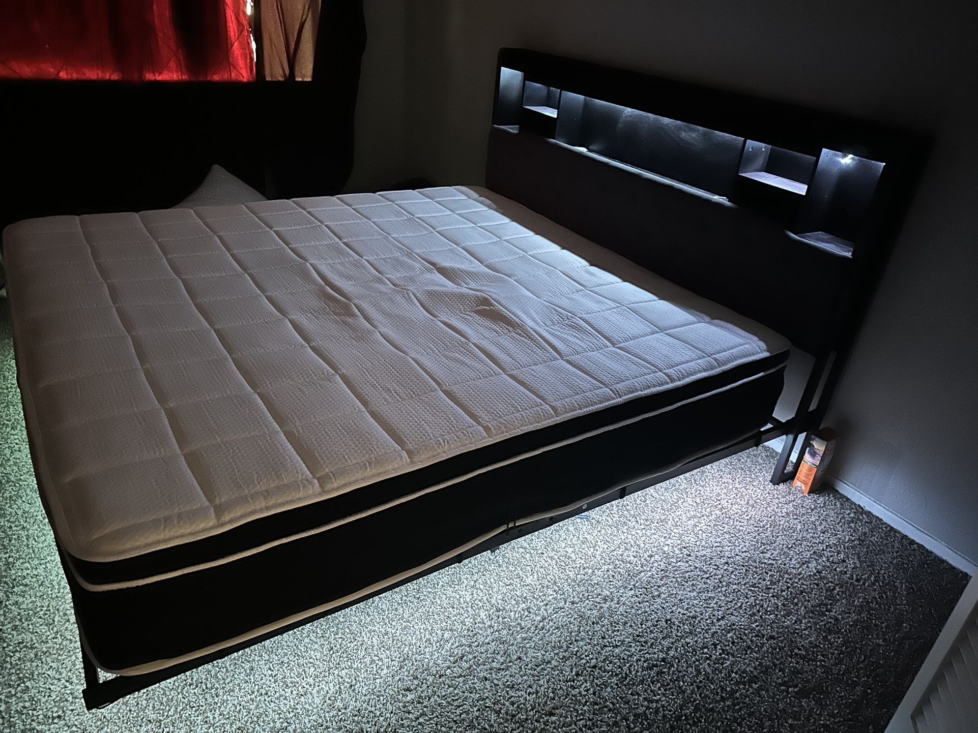 Led King Size Bedframe