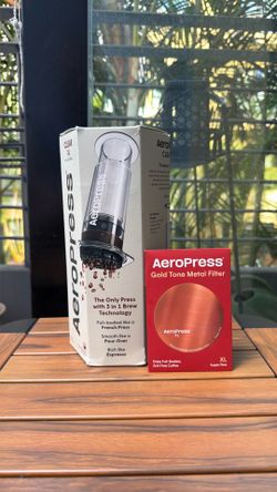 AeroPress Clear XL + Gold Super Fine Filter