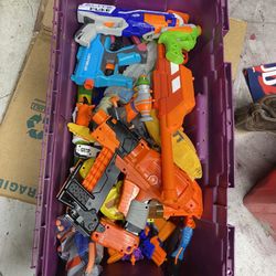 Nerf Gun Lot, Chest Full Of Guns 