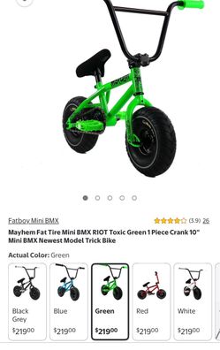 Mayhem fat tire mini bike