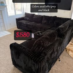 Brand New Sectional In Box / Outlet Connection / Cup Holder