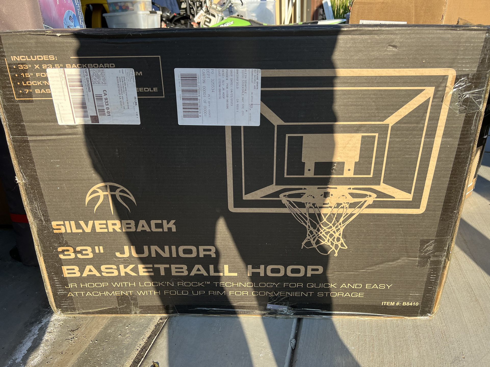 Silverback 33” Junior Basketball Hoop