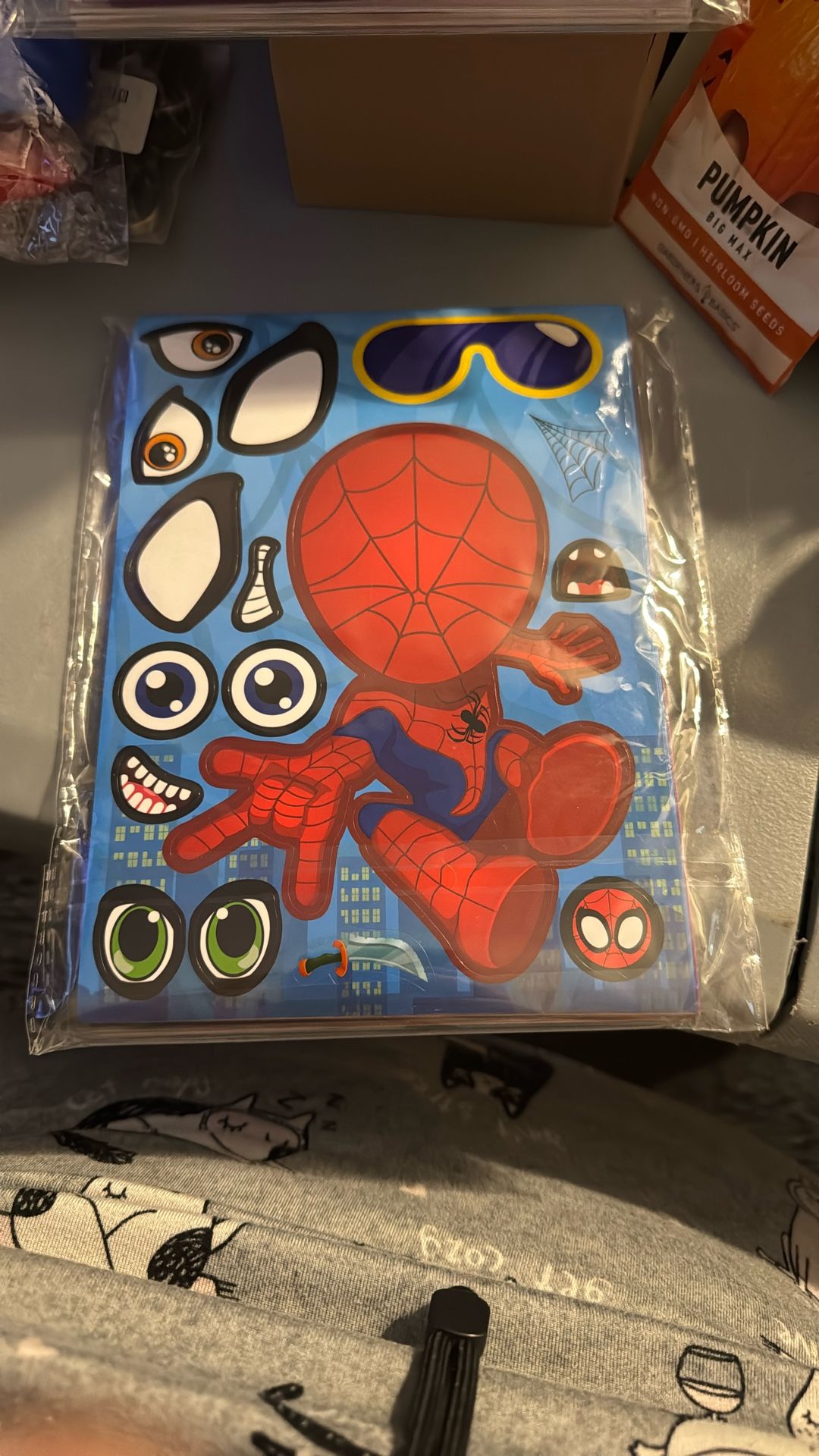 Spidey Sticker make A Face - 36 Pack