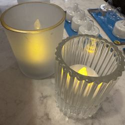 Candle Holders and Battery Operated Tealights