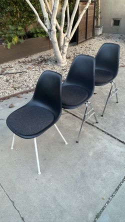 Eames Side Chairs - Vitra & Herman Miller - 3 Available