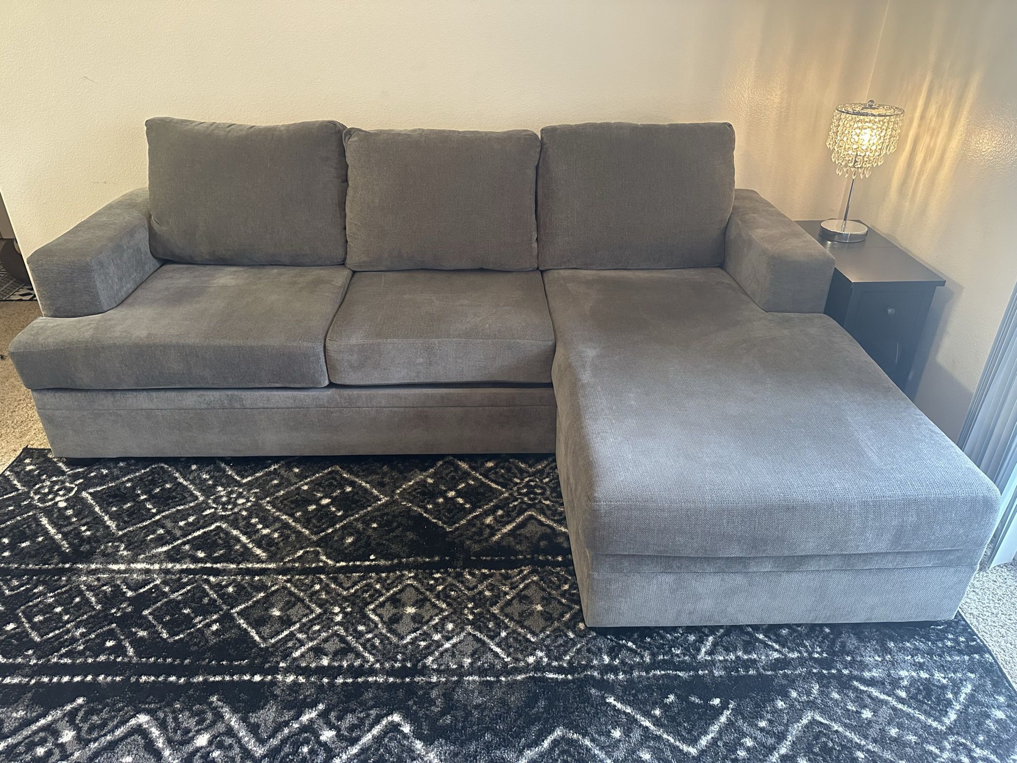 Couch with chaise FOR SALE!! 