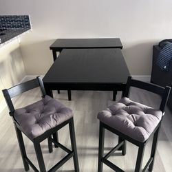 2 Tables And 2 Chairs