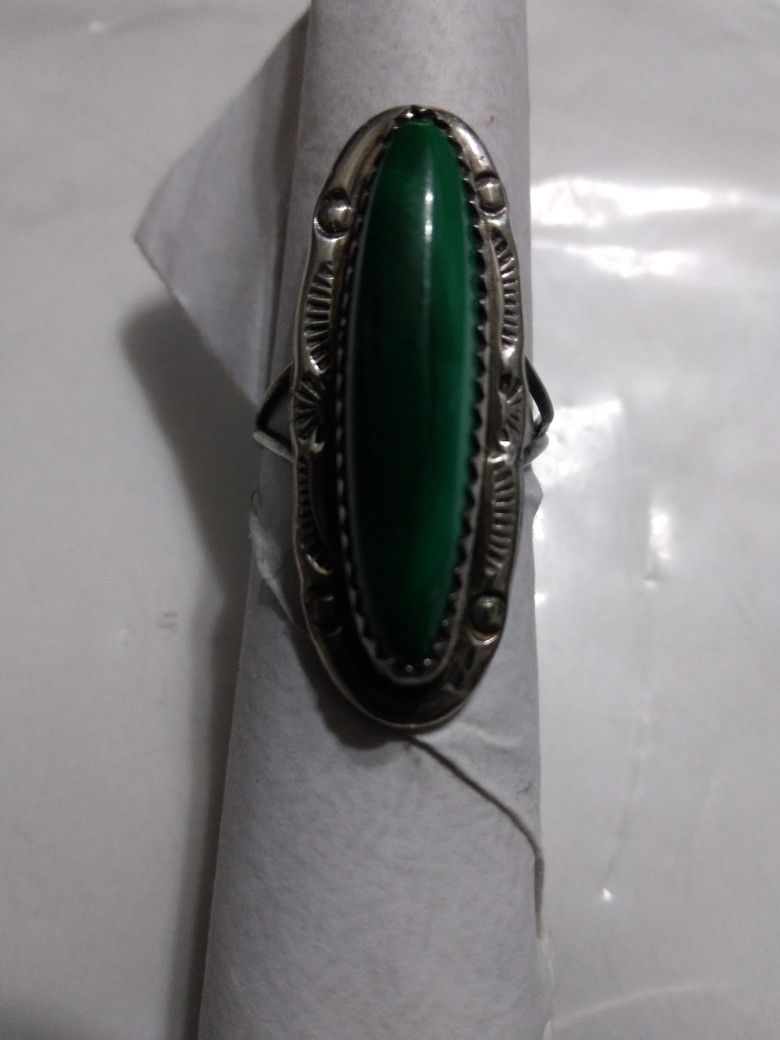 Vintage Sterling Navajo T T Ring Size 6