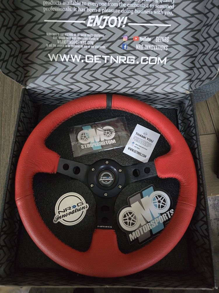 Nrg Red Steering Wheel
