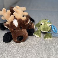 2 Webkinz Plush Stuffed Animal Collectibles