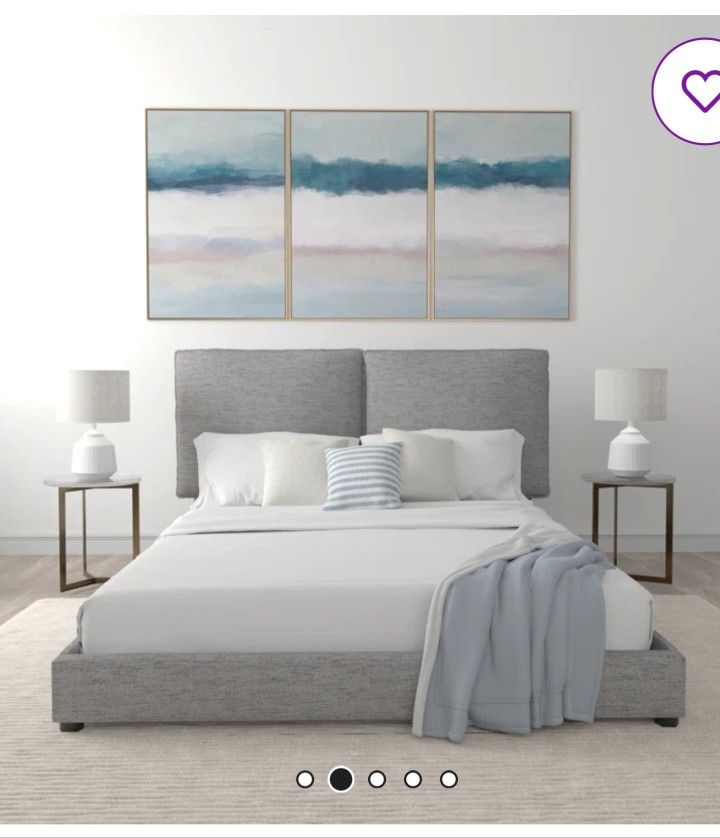 Queen Size Bed Frame With Matress 