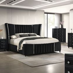 New In Box King Bed Frame With Mattress (Read Description Below)