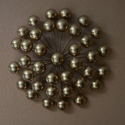 Gold Wall Decor Bubbles