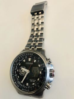 Used CITIZEN Men's JZ1061-57E(U200) Promaster Eco Drive Silver Stainless Japan