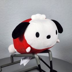 6" Sanrio Pochacco In Red Roll Plush