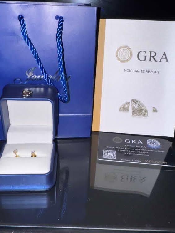 Moisanite Diamond Earrings 