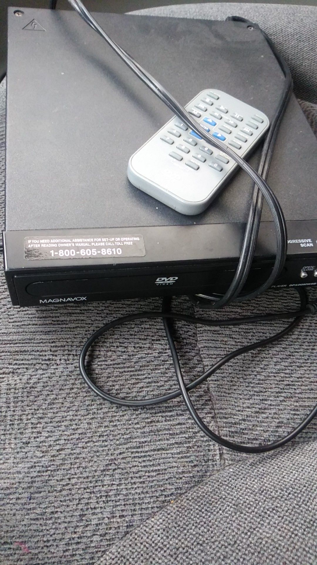 Dvd player wit remote no cord work fine