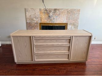 Palliser Modern Oak Credenza / Sideboard / Media Console | Made in Canada